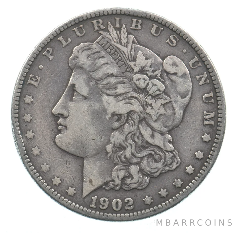 Early - 1902 Morgan Silver Dollar - 90% US Coin *031
