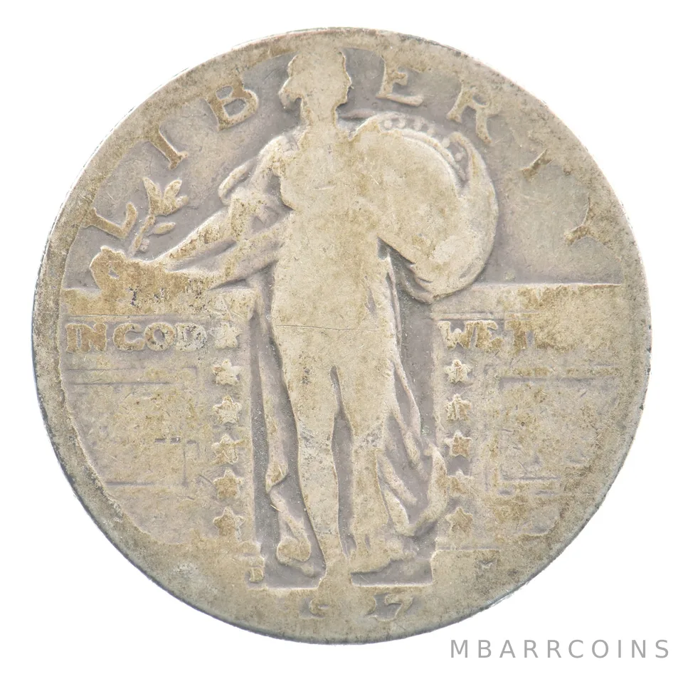 1927-D Standing Liberty Quarter a5021