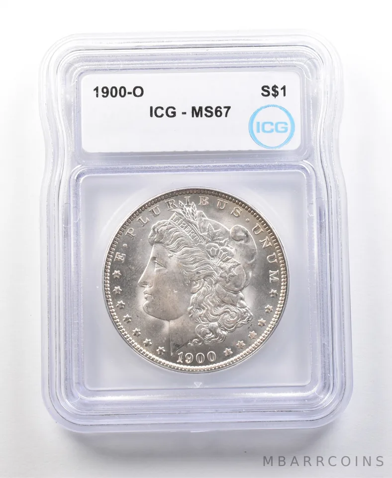 1900-O Morgan Silver Dollar MS67 ICG *1074