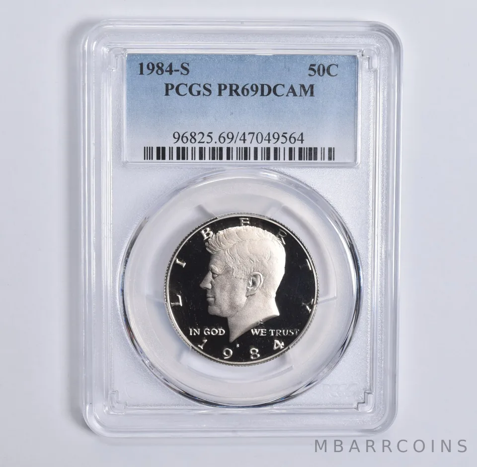 1984-S Kennedy Half Dollar PR69 DCAM PCGS Blue Lbl