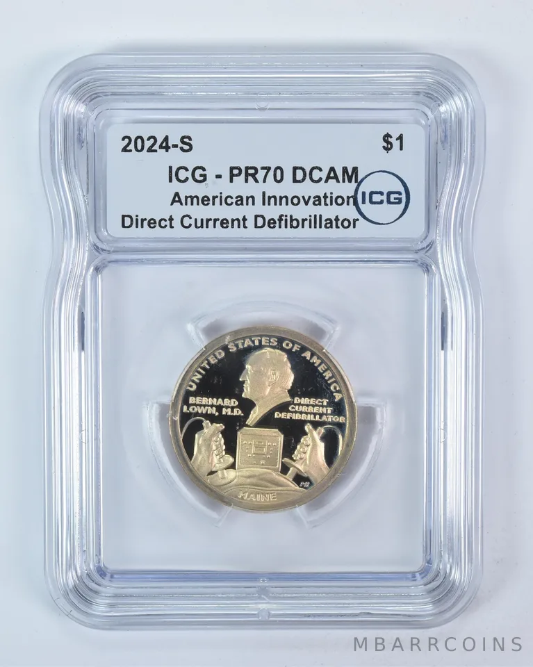 2024-S Innovation $1 Defibrillator ME PR70 DCAM ICG