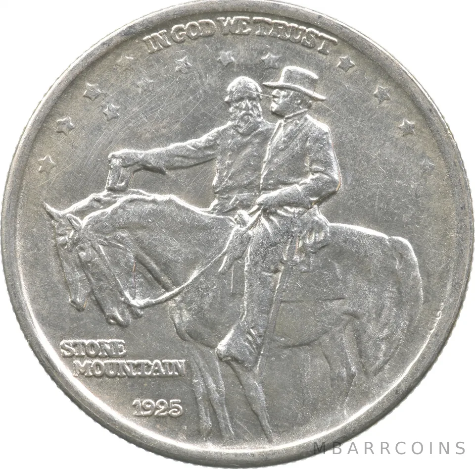 1925 Stone Mountain Commemorative Half Dollar a7349