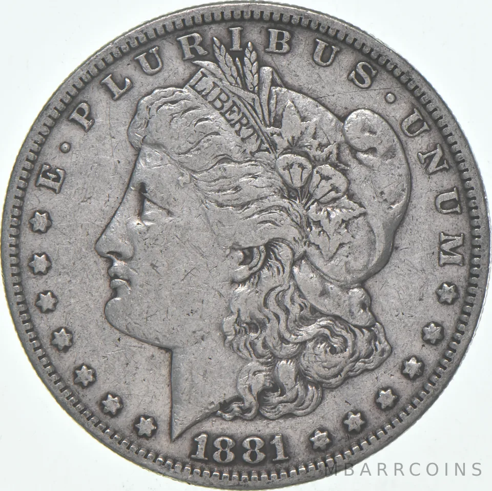 VF 1881-S Morgan Silver Dollar (1 coin)