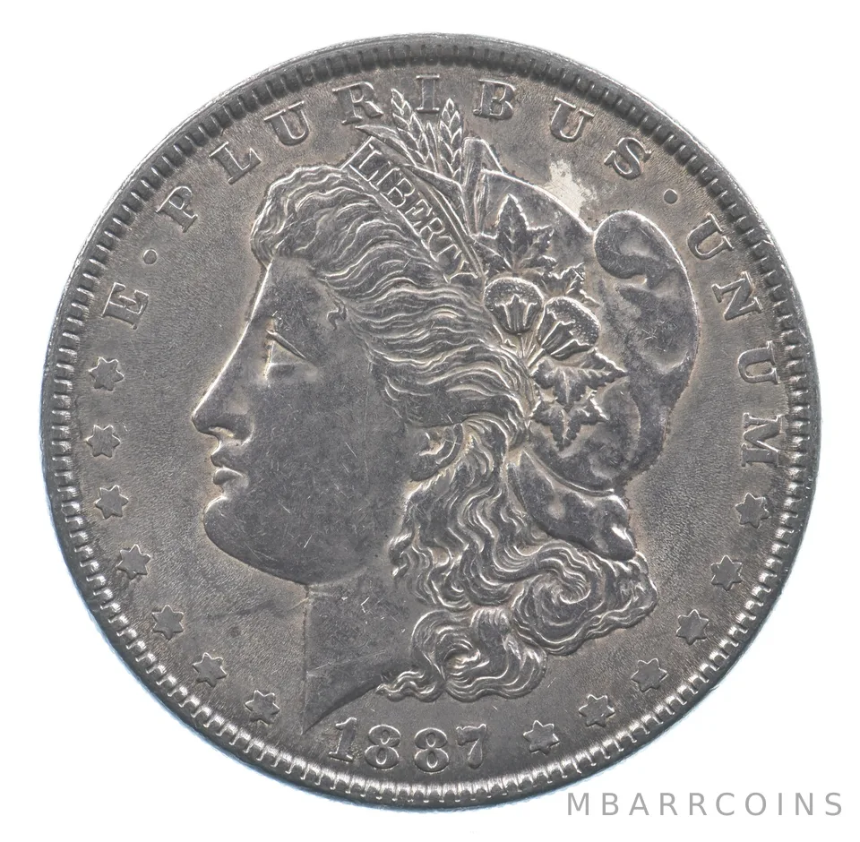 Better 1887 Morgan Silver Dollar - 90% US Coin - Nice Coin *336