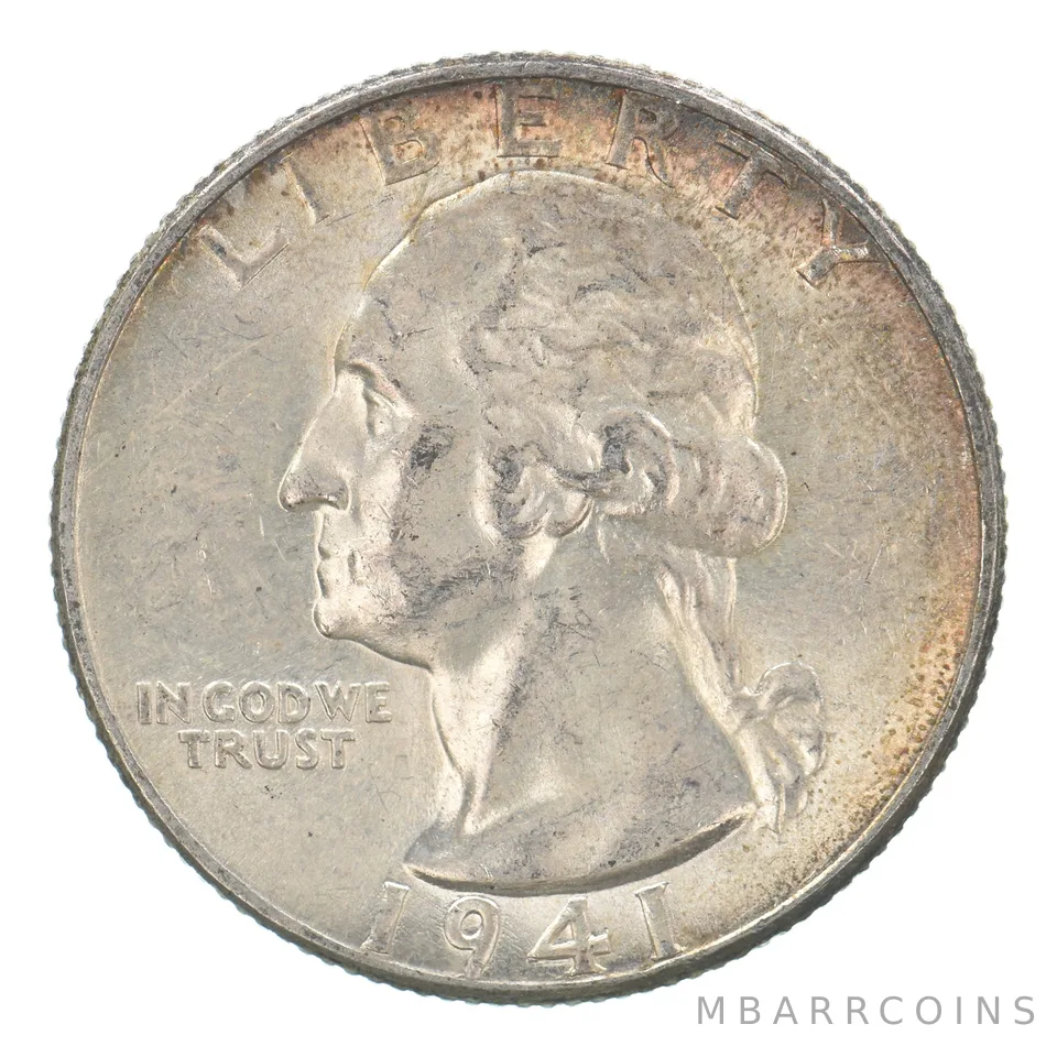 1941 Washington Quarter Beautiful Tone *9551