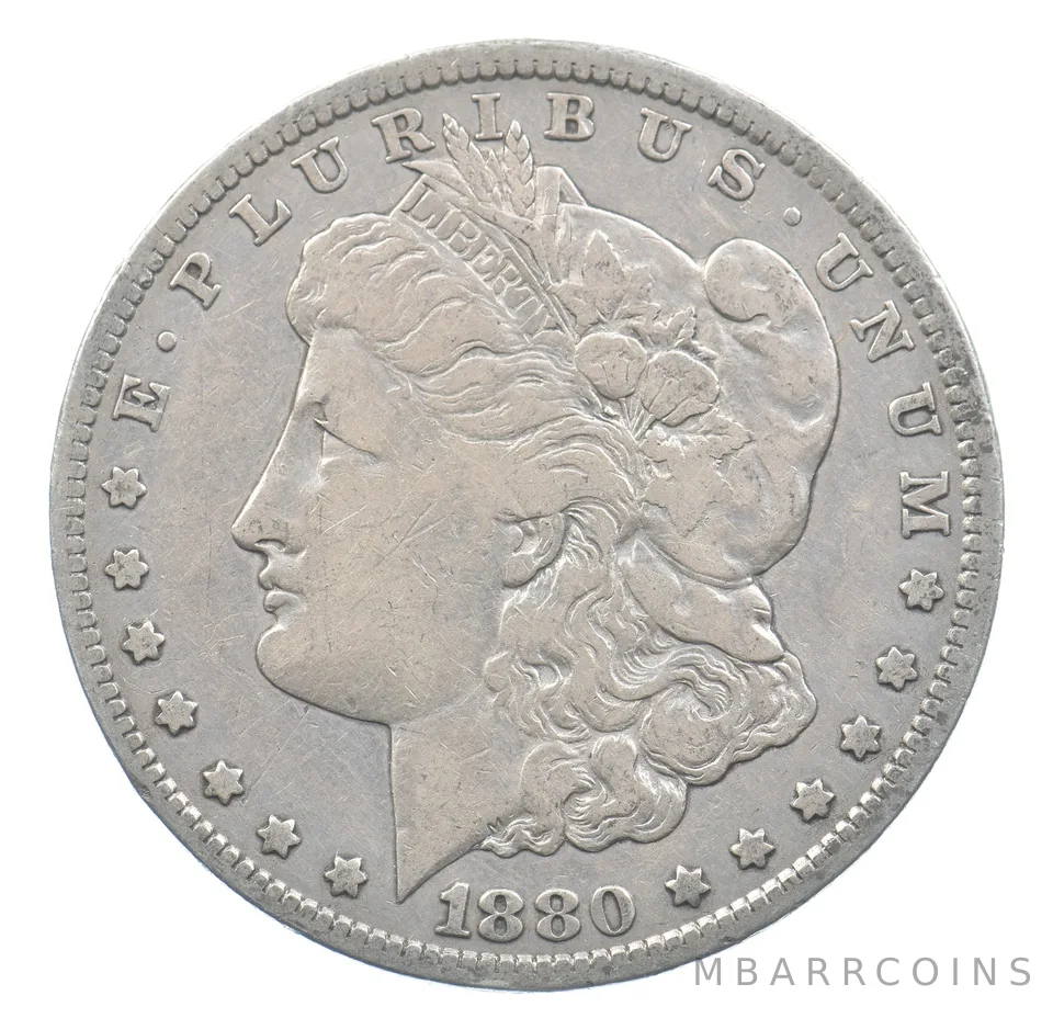 1880-CC Morgan Silver Dollar *9240