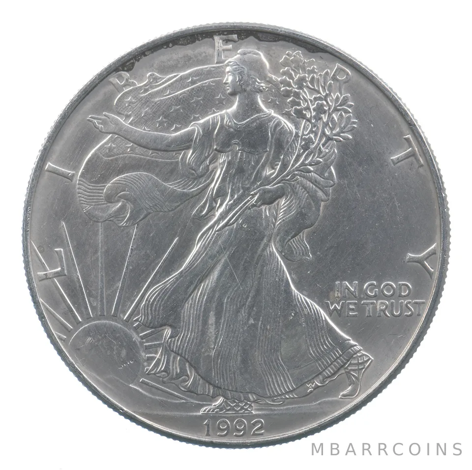 Better Date 1992 American Silver Eagle 1 Troy Oz .999 Fine Silver *679