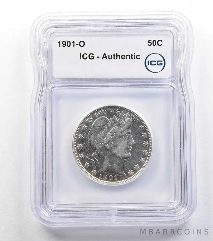 1901-O Barber Half Dollar Authentic ICG *9310