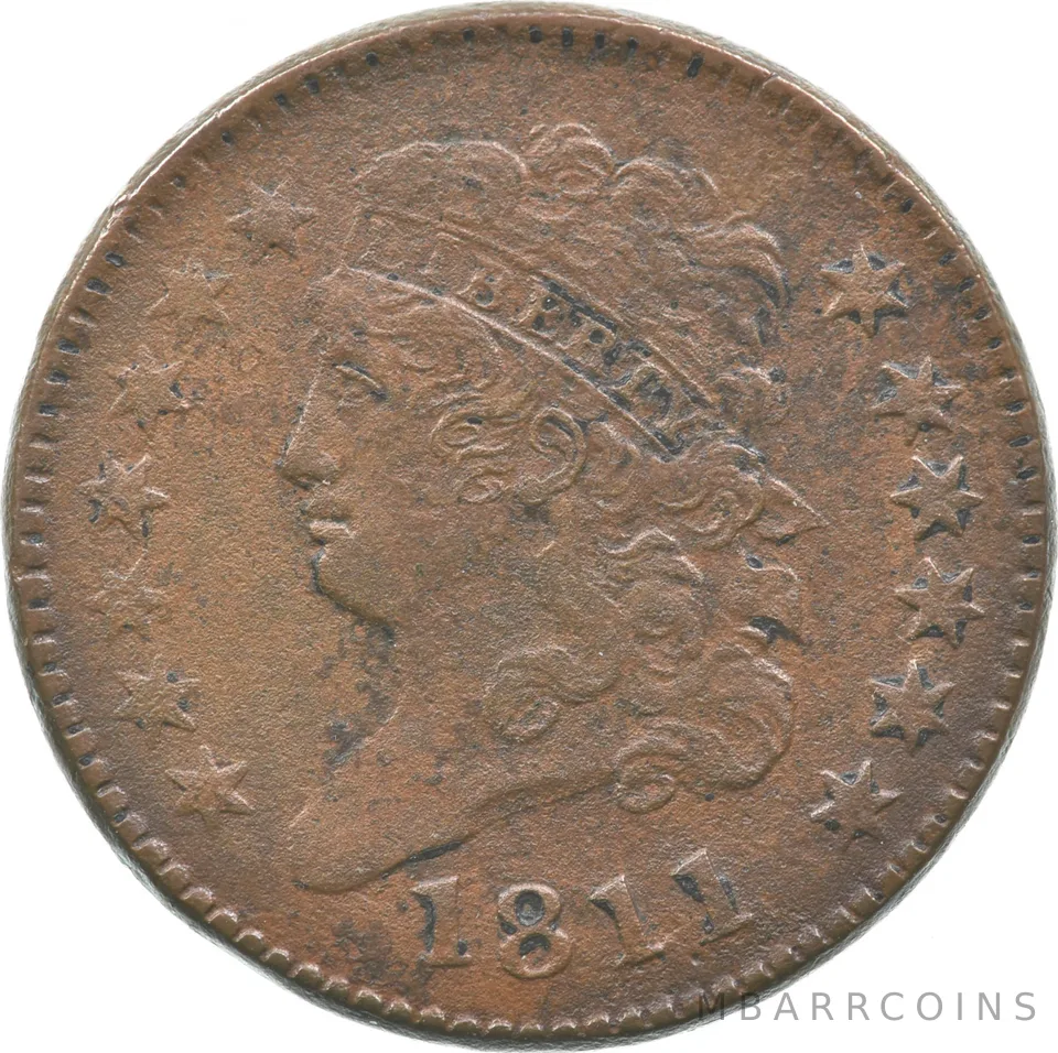 1811 Classic Head Half Cent *4408