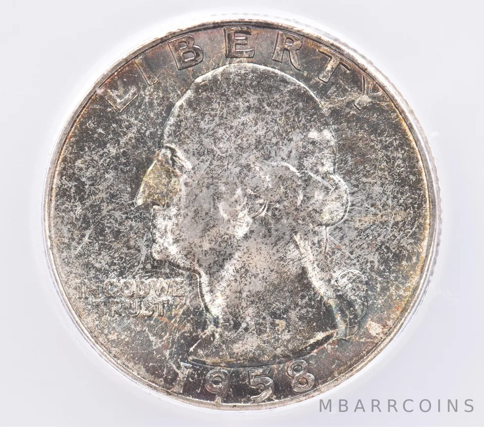 1958 Washington Quarter MS67 ICG Beautiful Tone *2536