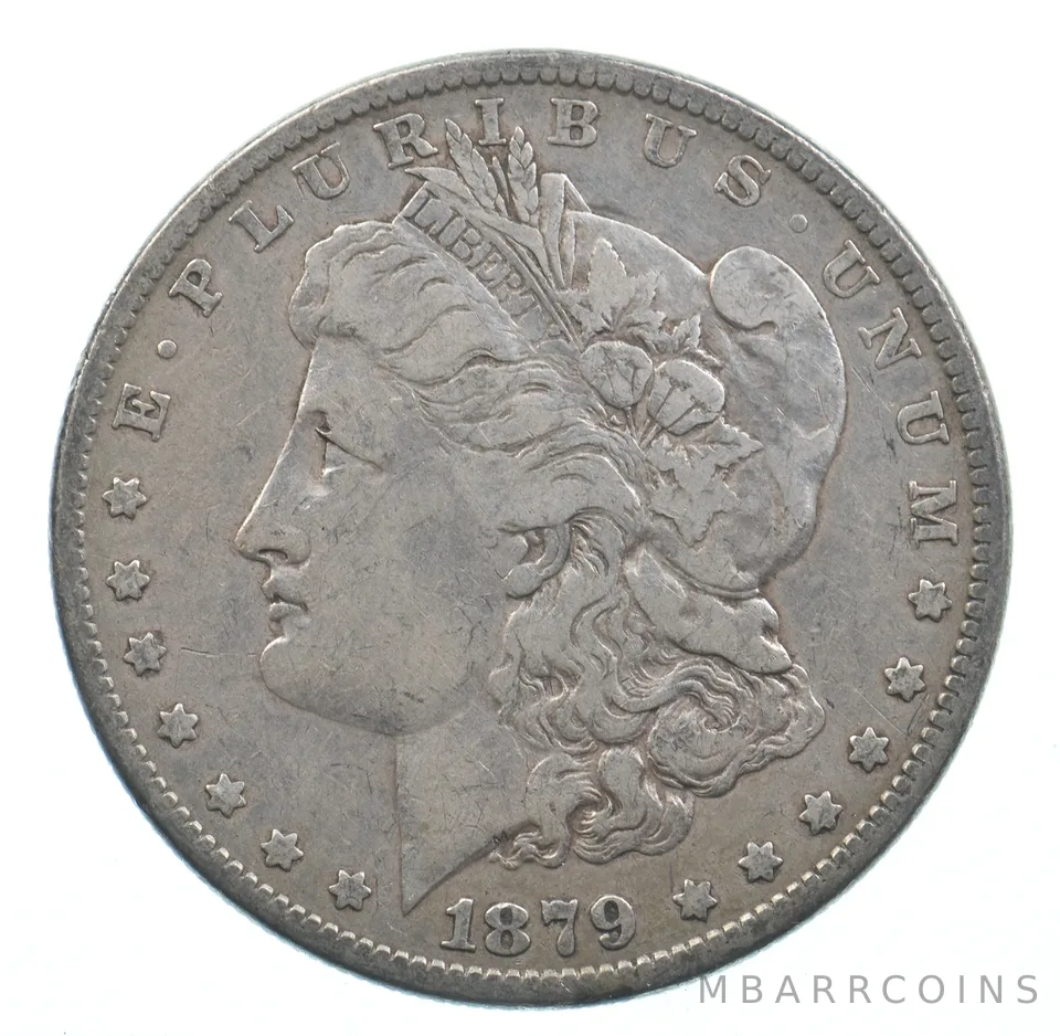 Early - 1879 Morgan Silver Dollar - 90% US Coin *991