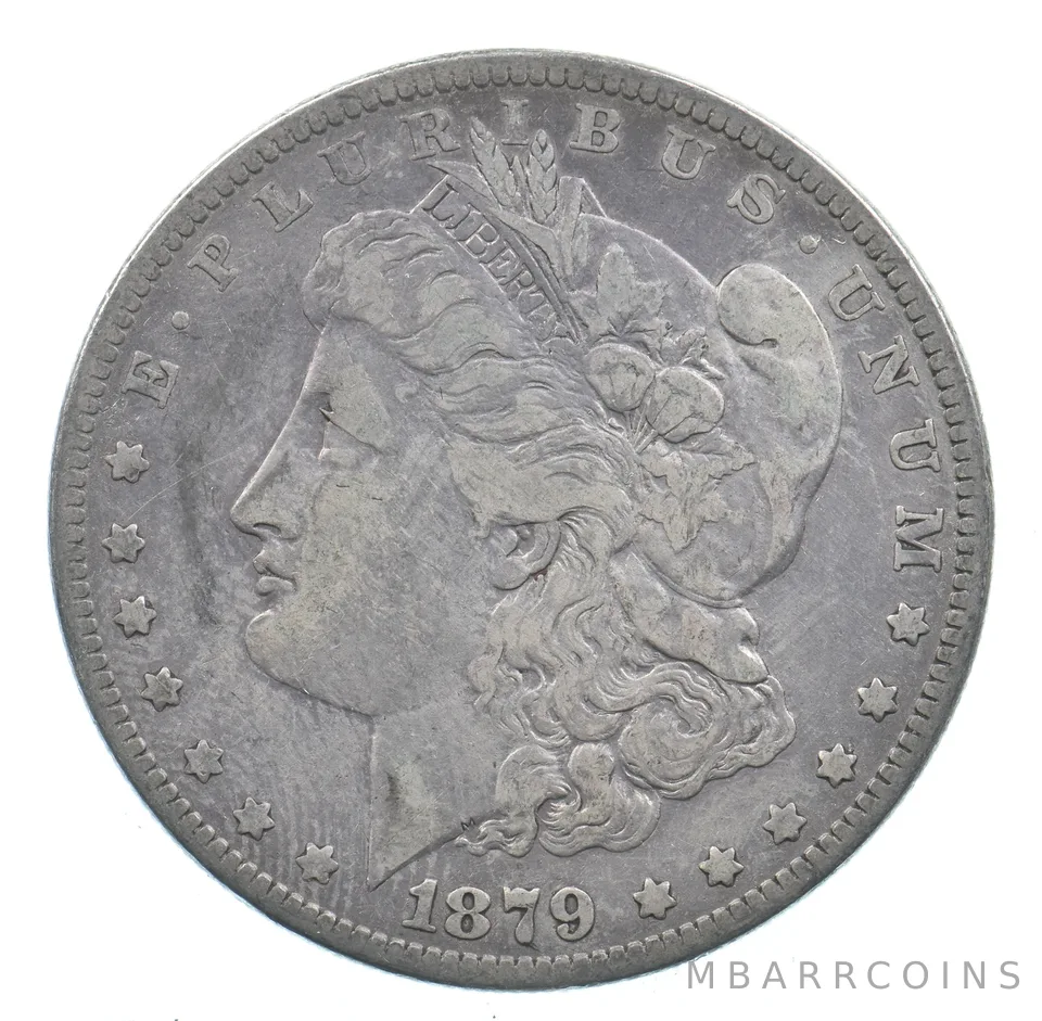 Early - 1879 Morgan Silver Dollar - 90% US Coin *675
