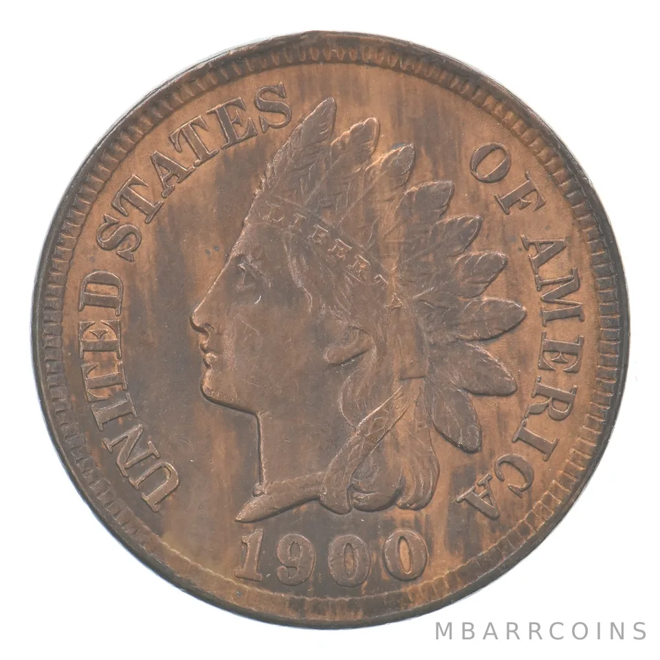 1900 Indian Head Cent Beautiful Tone *0708