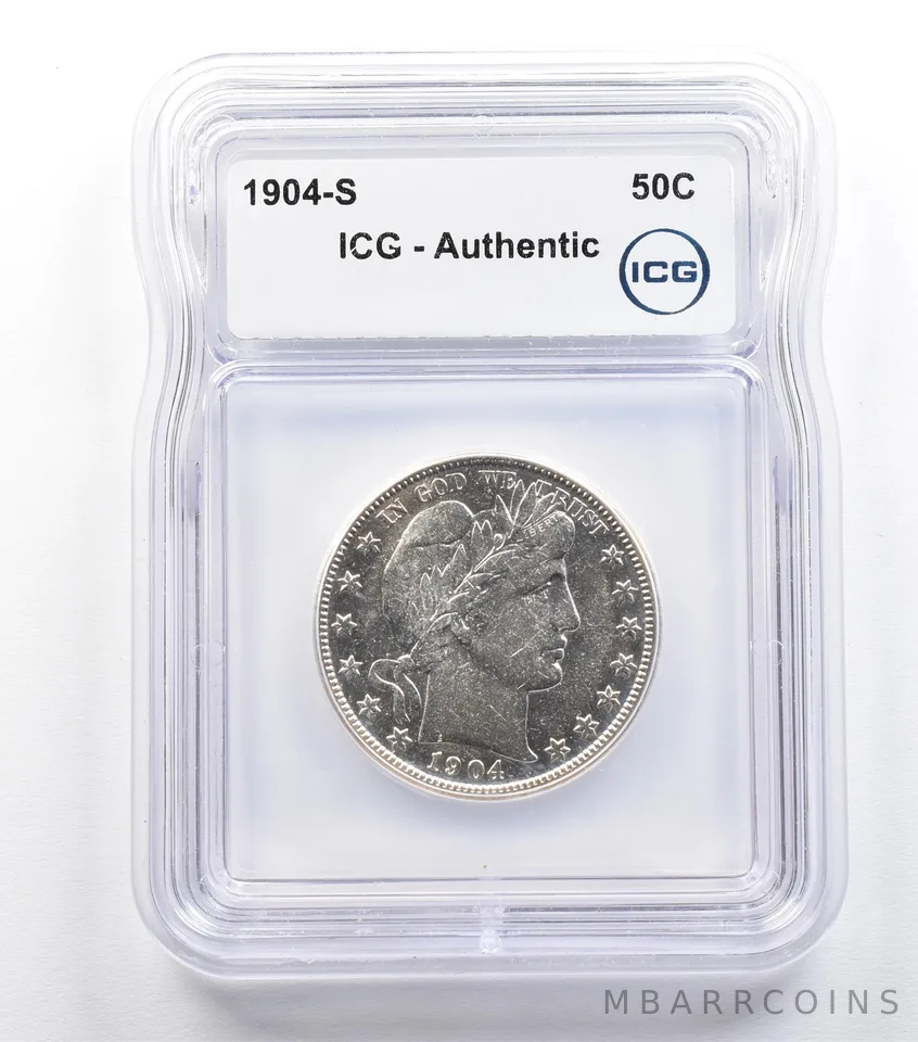 1904-S Barber Half Dollar Authentic ICG *9314