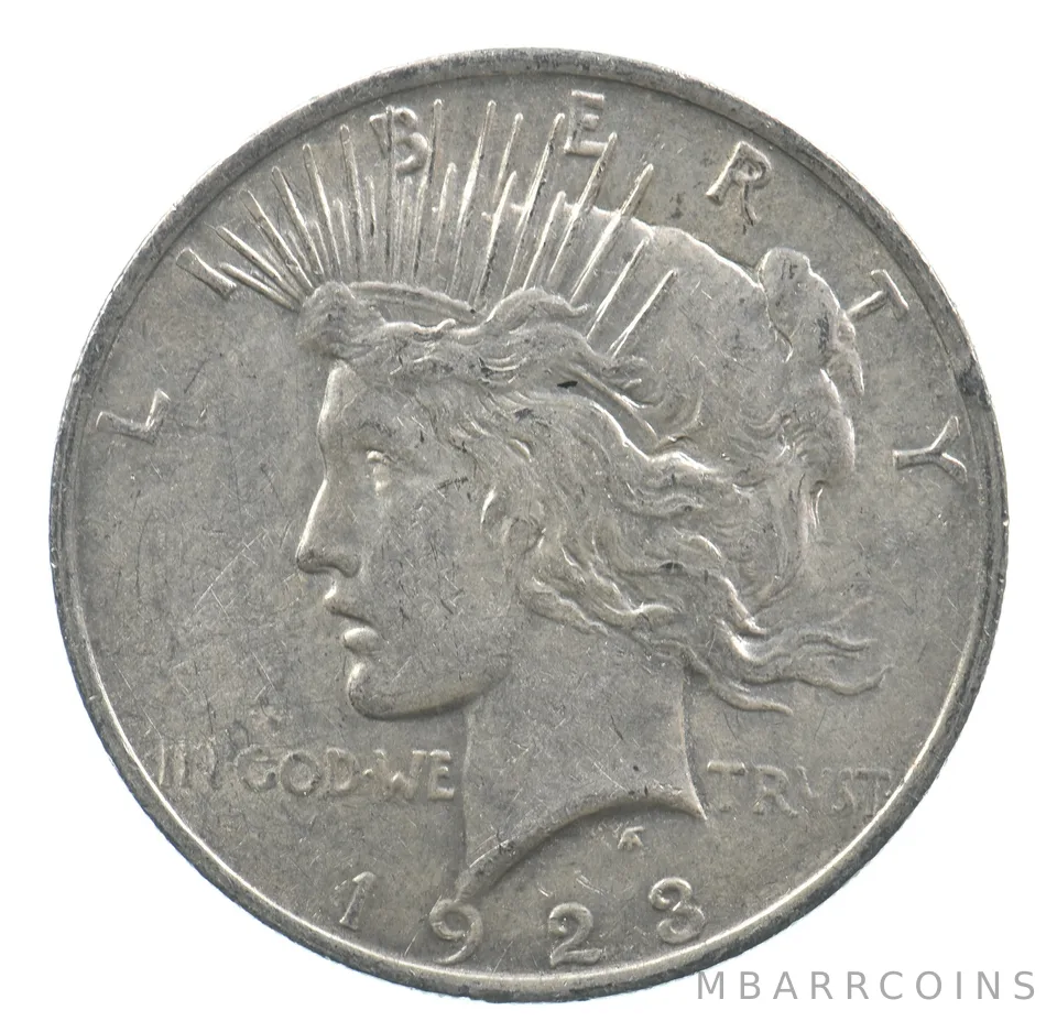Early - 1923 Peace Silver Dollar - 90% US Coin *431