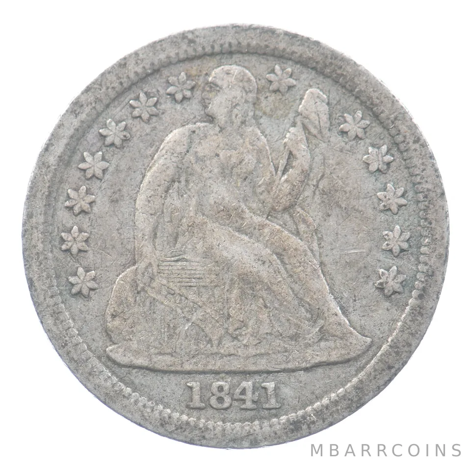 1841 Seated Liberty Dime *2578