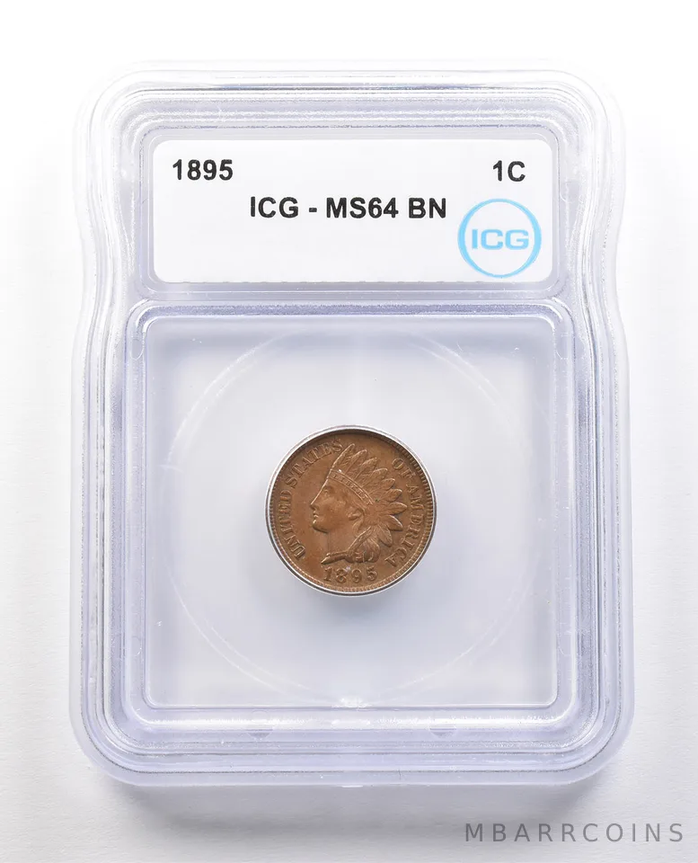 1895 Indian Head Cent MS64 BN ICG *1440