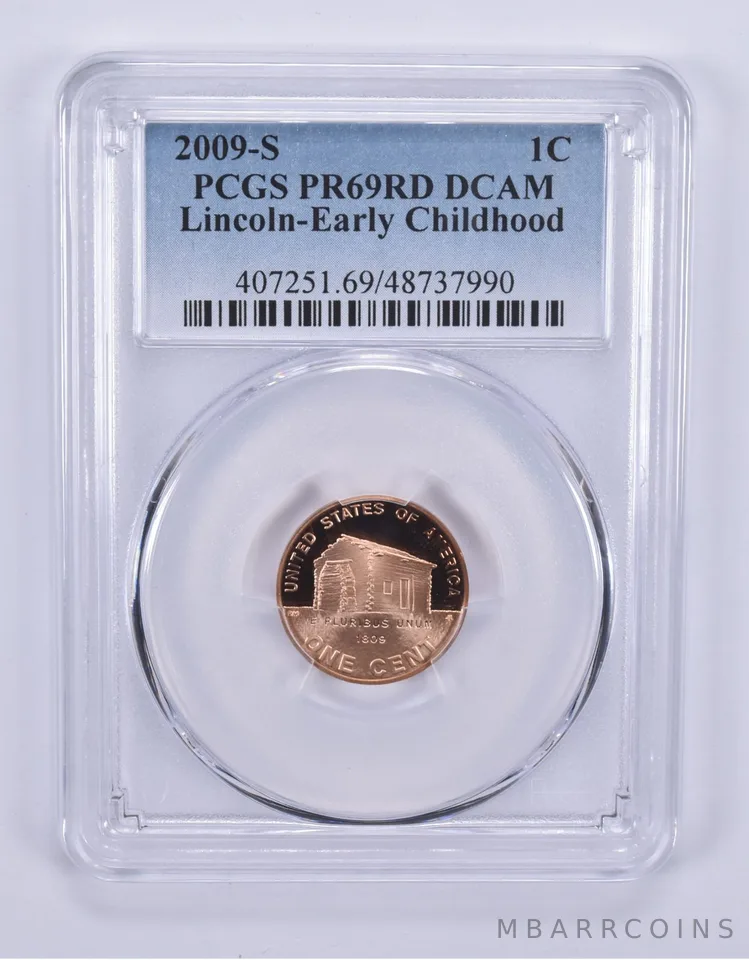 2009-S Lincoln Cent Early Childhood PR69 RD DCAM PCGS Blue Label