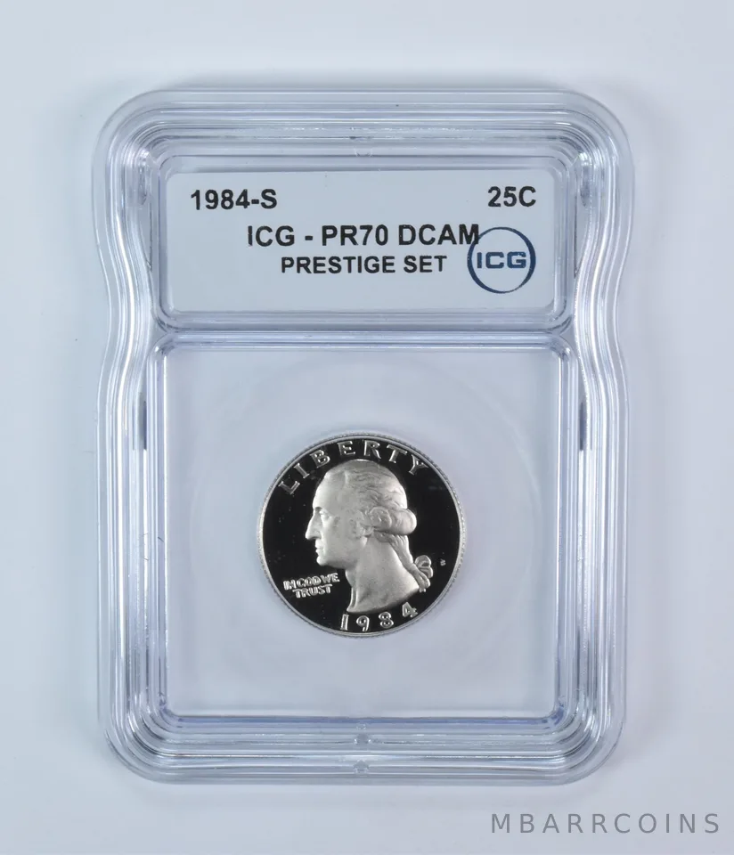 1984-S Washington Quarter Prestige Set PR70 DCAM ICG