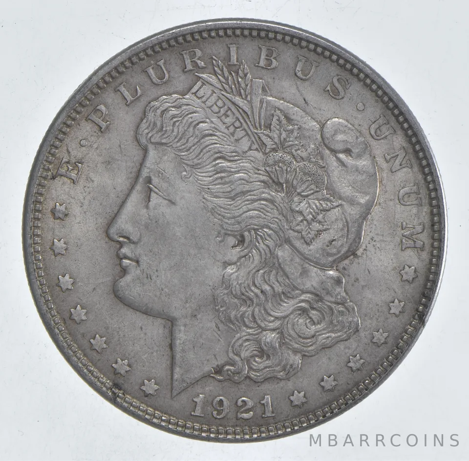 1921 Morgan Silver Dollar - Last Year Issue 90% $1 Bullion *533