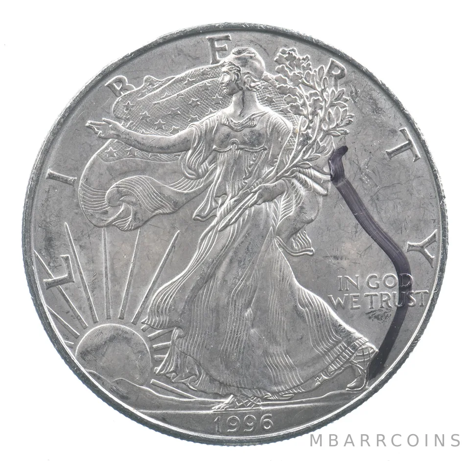 Better Date 1996 American Silver Eagle 1 Troy Oz .999 Fine Silver *794