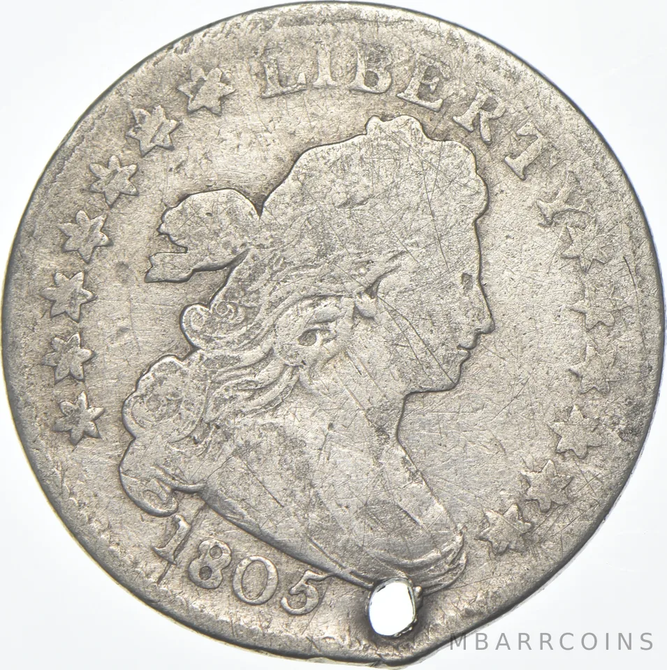 1805 Draped Bust Dime *7841