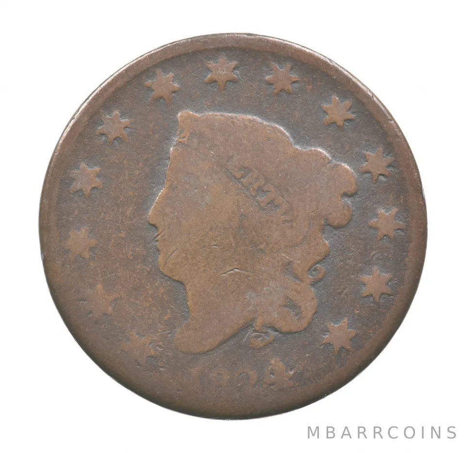 1824 Liberty Head Large Cent *4611