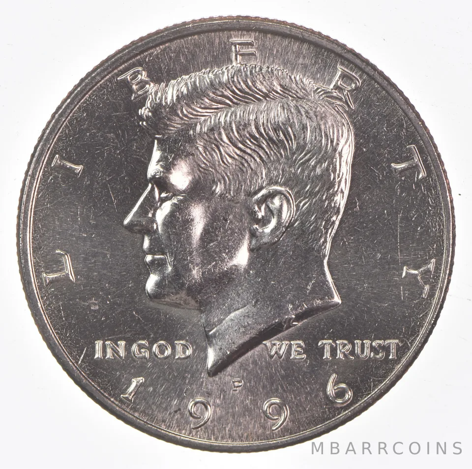 1996-P Kennedy Half Dollar Clad Unc