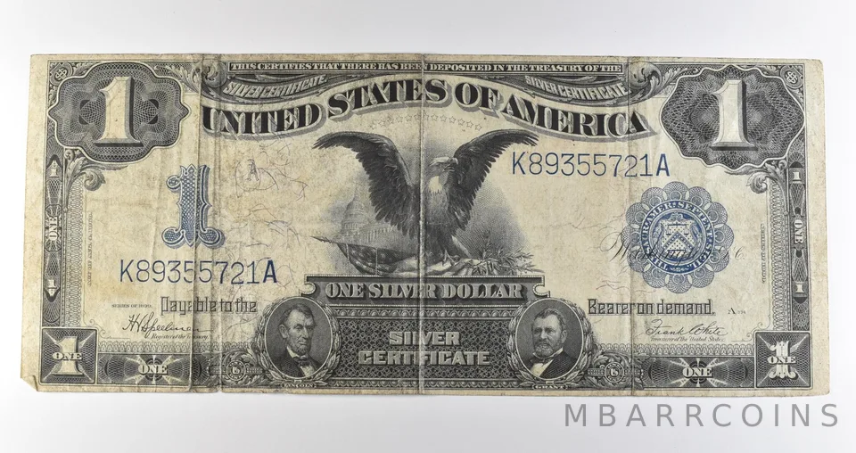 1899 $1 Silver Certificate Large Note Blue Seal *3615