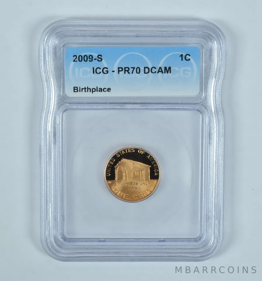 2009-S Lincoln Memorial Cent Birthplace PR70 DCAM ICG