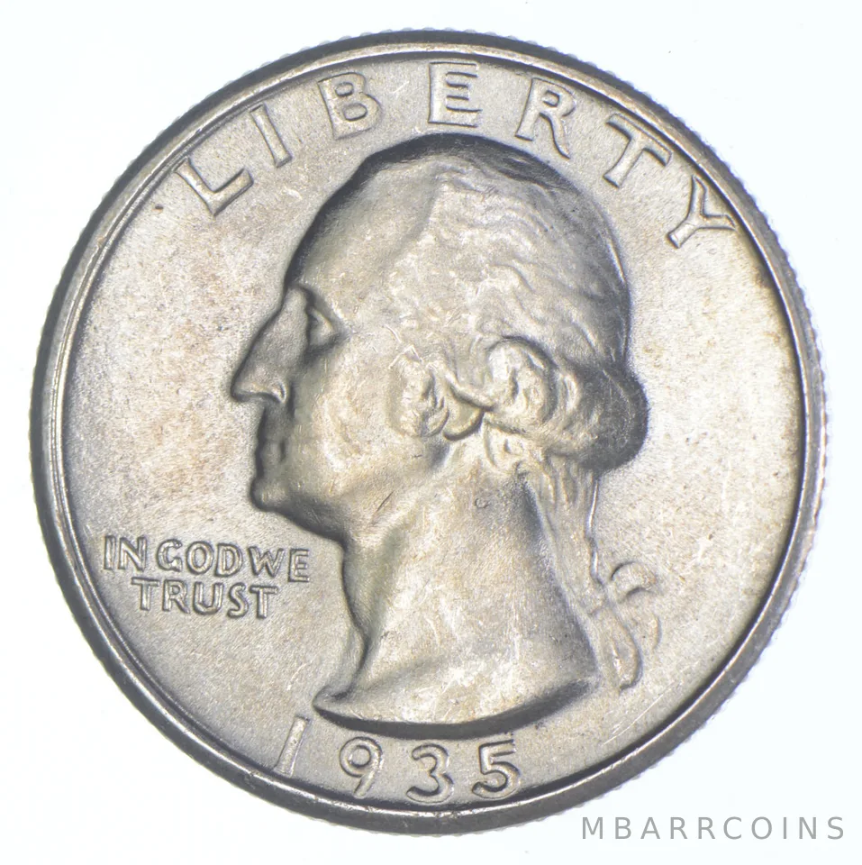 1935 Washington Quarter a1956