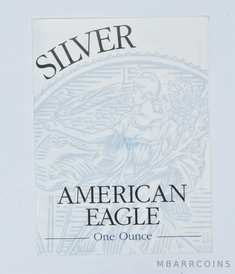 COA 1998-P American Silver Eagle Proof