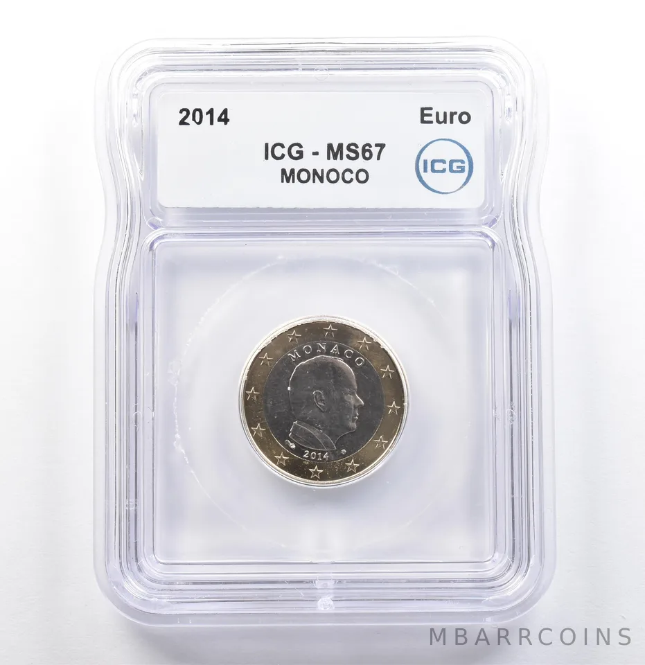 2014 Monaco Euro MS67 ICG *9951