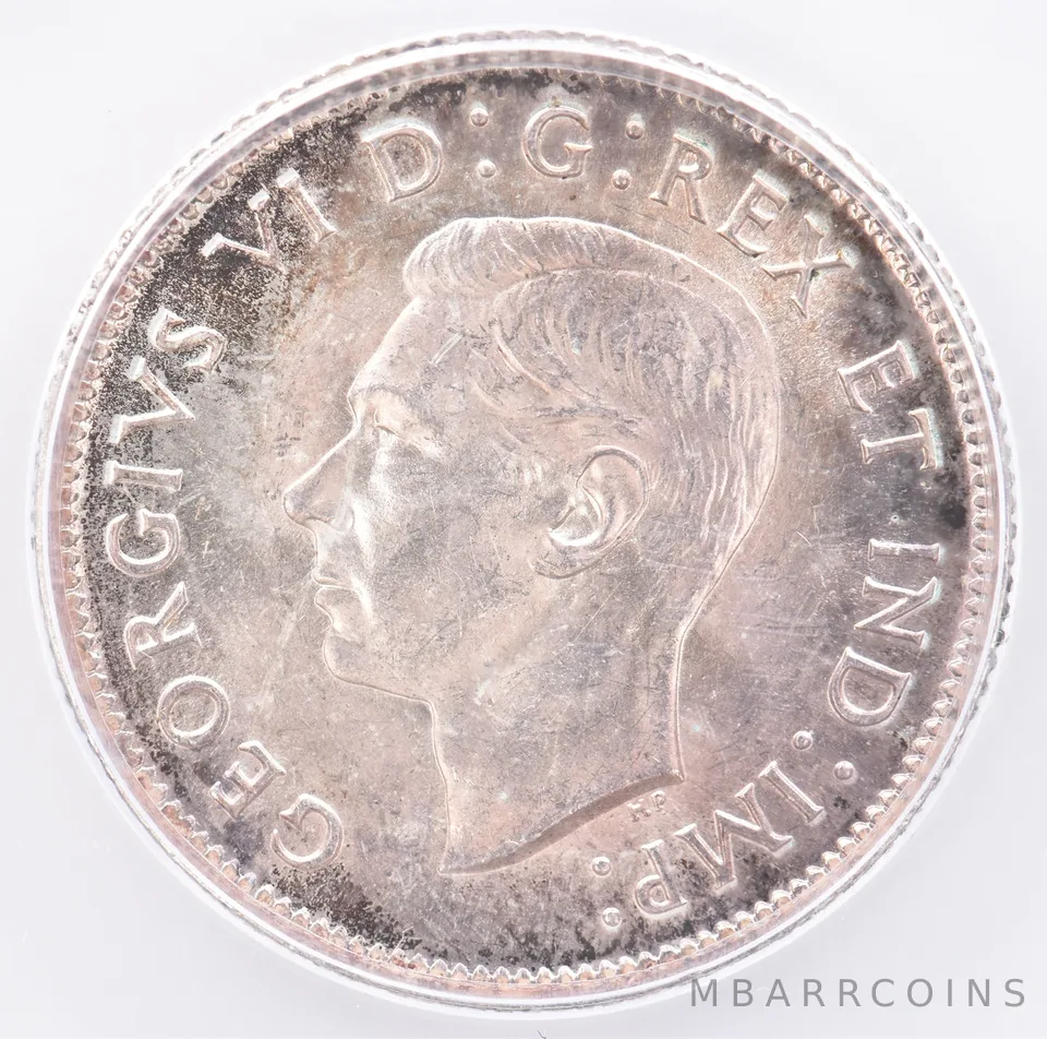 1937 Canada 25 Cents MS64 ICG Beautiful Tone *1923