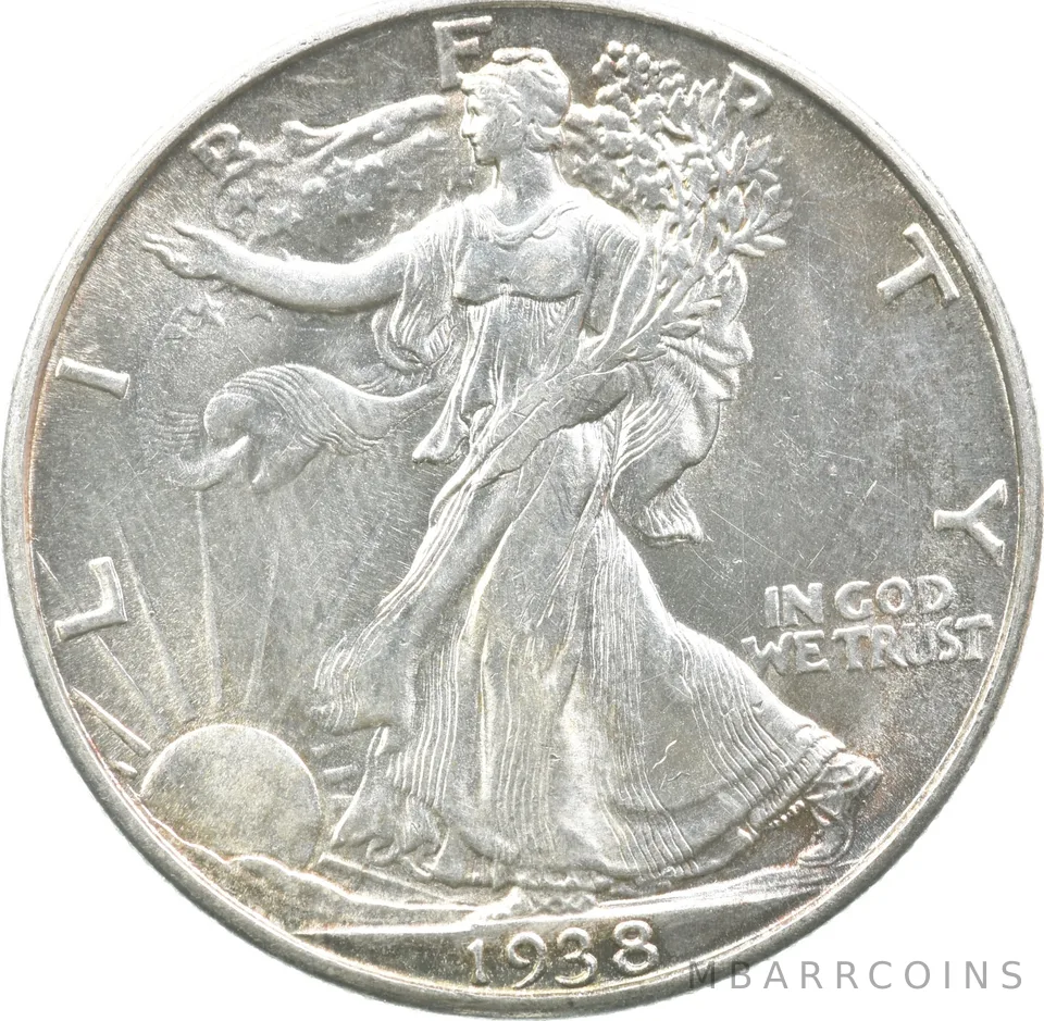 1938-D Walking Liberty Half Dollar *7078