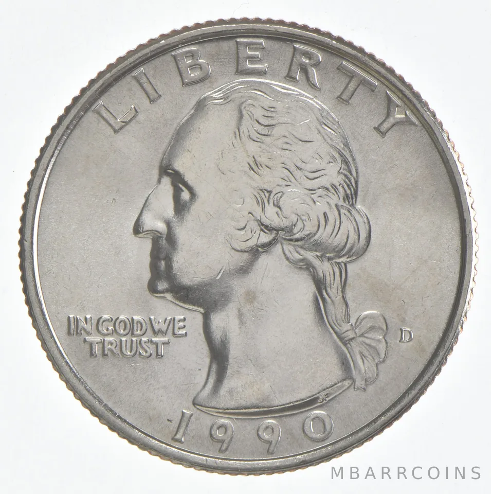 1990-D Washington Quarter Clad Unc