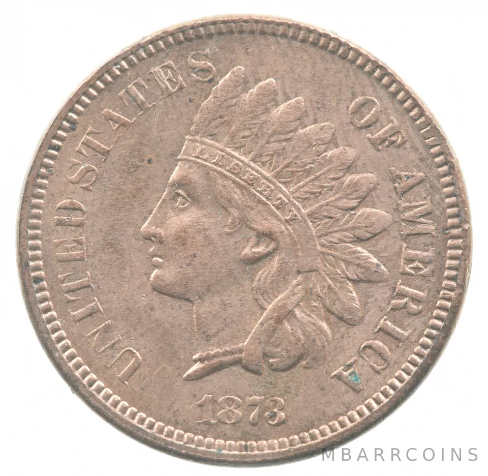 1873 Indian Head Cent *6656