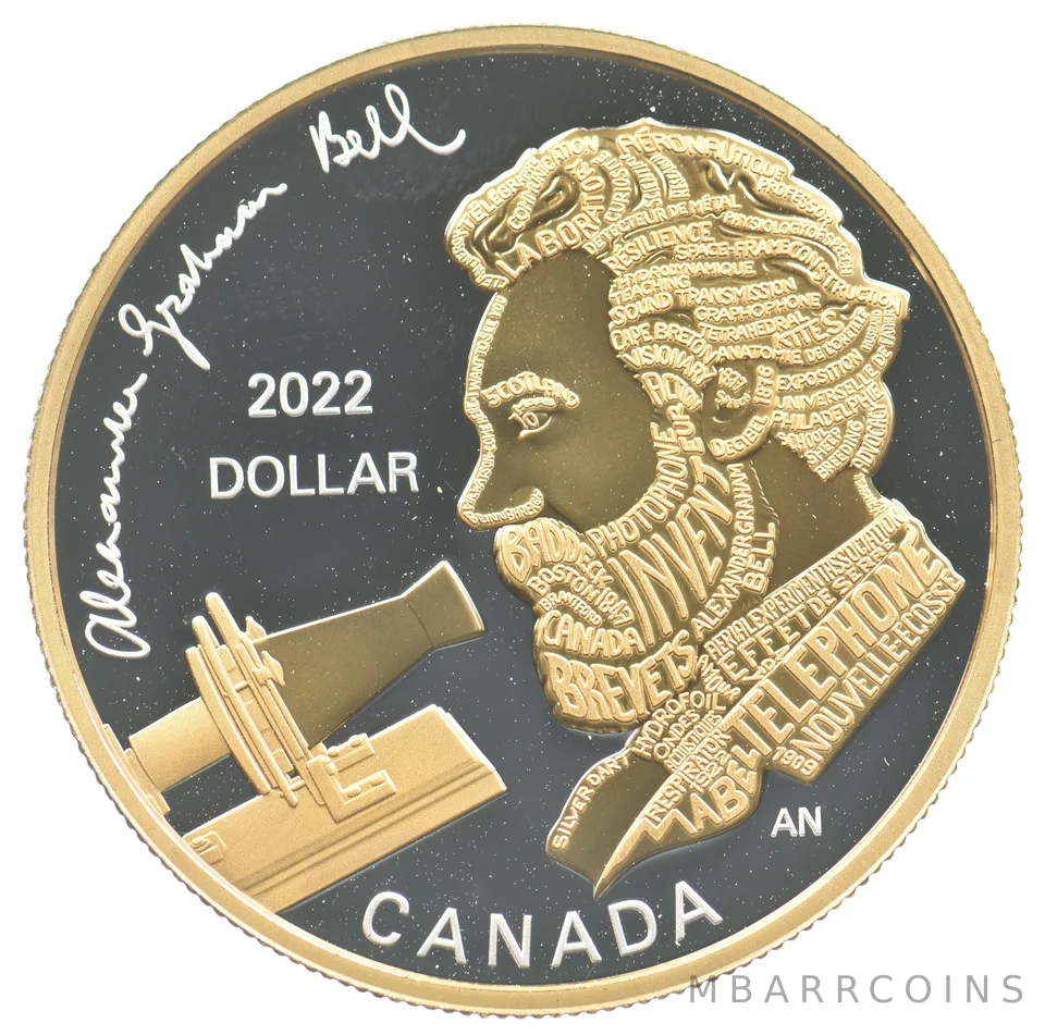 2022 Canada 1 Dollar Alexander Graham Bell *6689