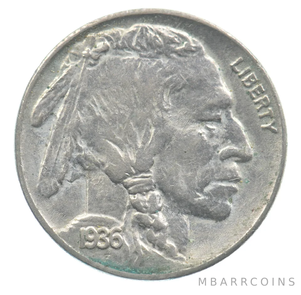 1936 Indian Head Buffalo Nickel *9100