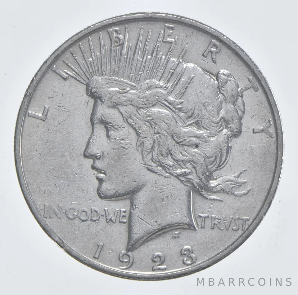 1923-D Peace Silver Dollar Estate Coin Collection *262