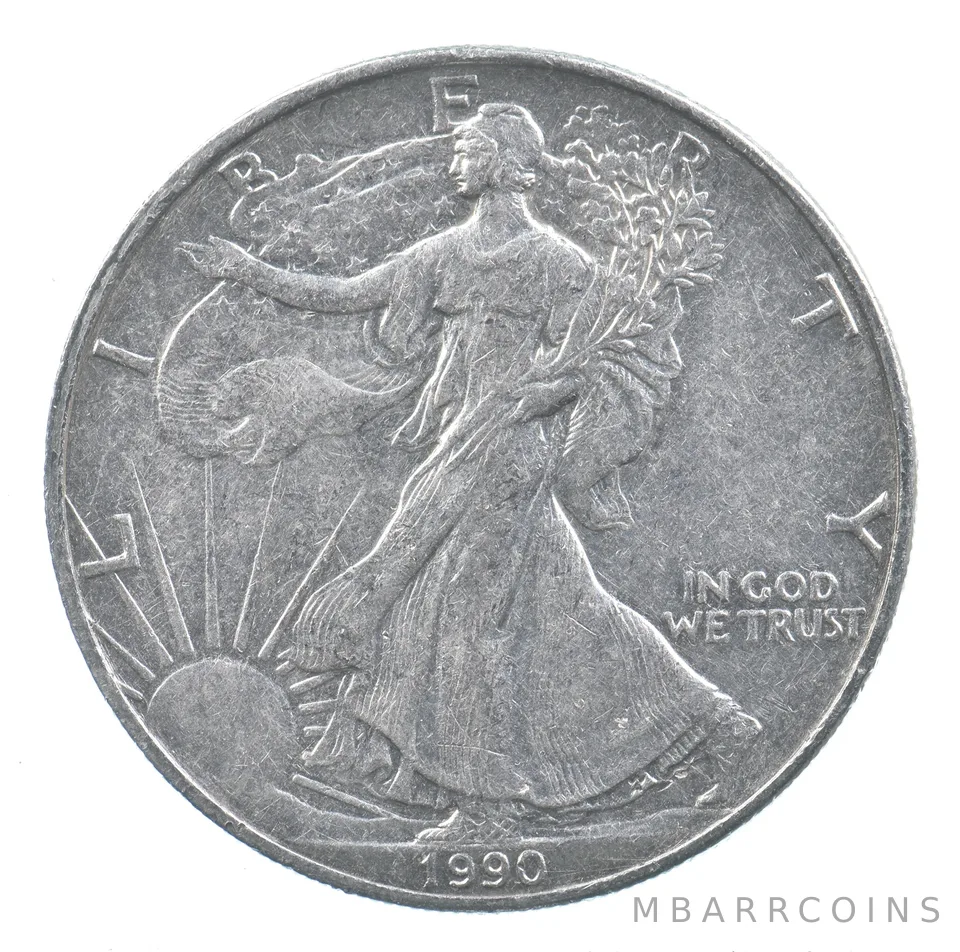 Better Date 1990 American Silver Eagle 1 Troy Oz .999 Fine Silver *907