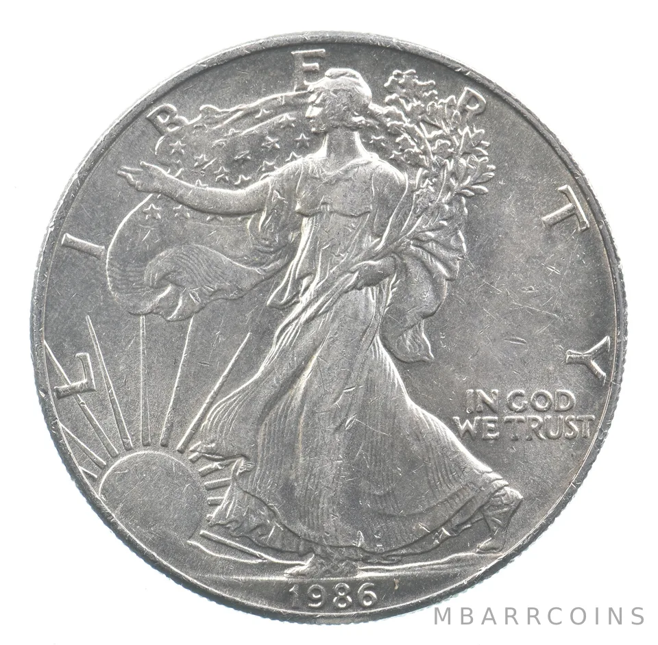 Better Date 1986 American Silver Eagle 1 Troy Oz .999 Fine Silver *921