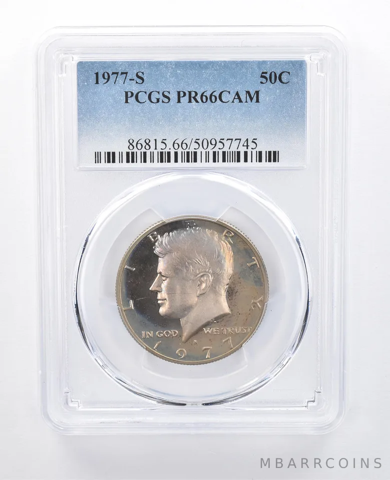 1977-S Kennedy Half Dollar PR66 CAM PCGS Beautiful Tone *8137