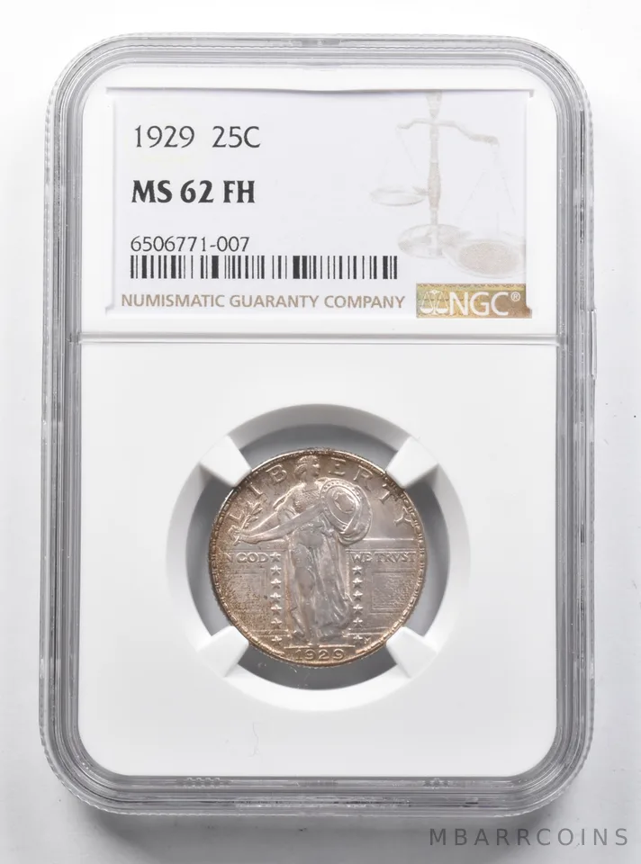 MS62 FH 1929 Standing Liberty Quarter NGC a1468