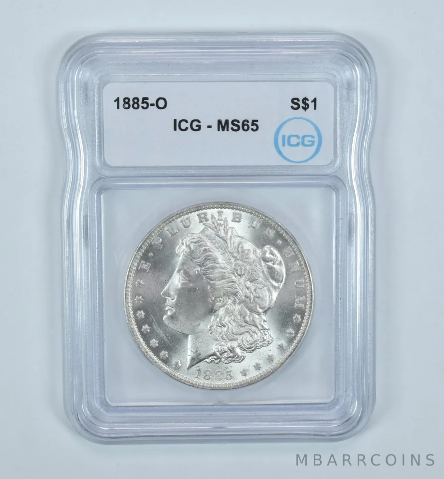 1885-O Morgan Silver Dollar MS65 ICG