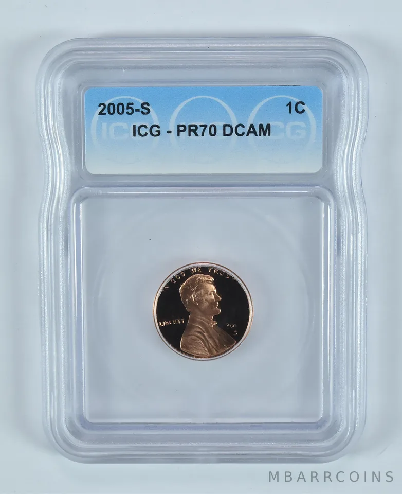 2005-S Lincoln Memorial Cent PR70 DCAM ICG