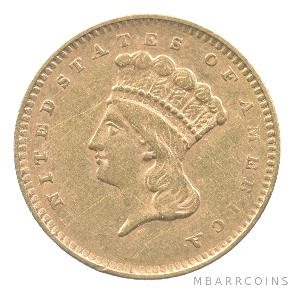 1856 $1 Indian Princess Head Gold Dollar *6750