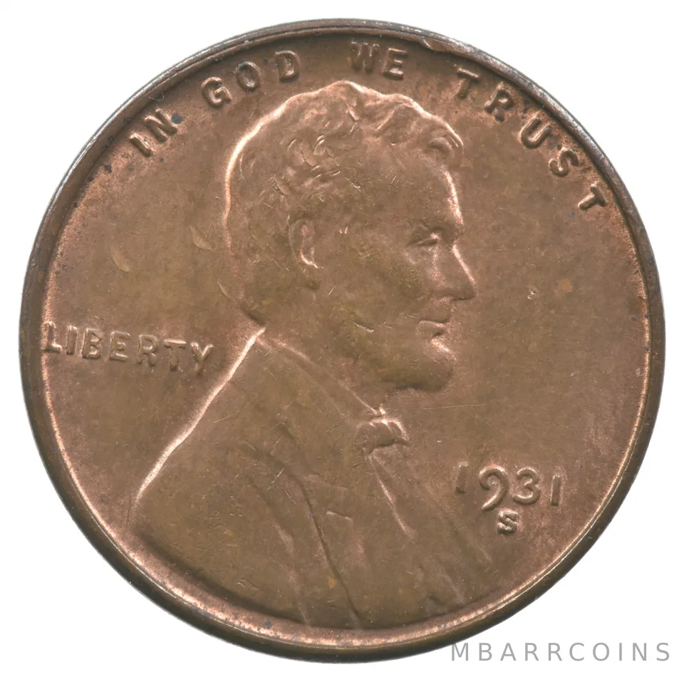 1931-S Lincoln Wheat Cent *6124