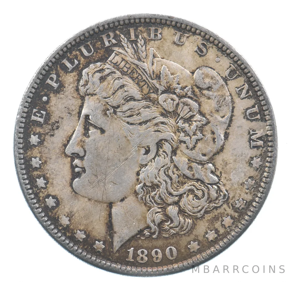 Better 1890 Morgan Silver Dollar - 90% US Coin - Nice Coin *435