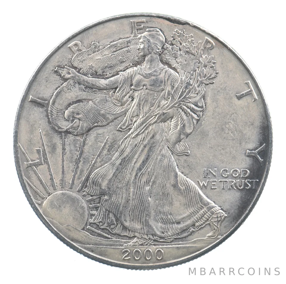 Better Date 2000 American Silver Eagle 1 Troy Oz .999 Fine Silver *862